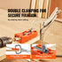 56-Piece Pocket Hole Jig Kit with C-Clamp Step Drill Bit Screws & Wrench