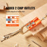 56-Piece Pocket Hole Jig Kit with C-Clamp Step Drill Bit Screws & Wrench