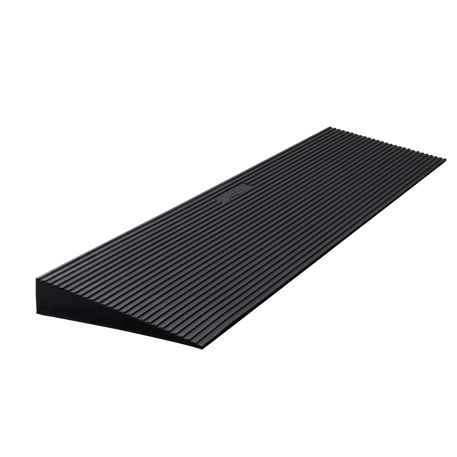 3 cm Rise Cuttable Threshold Ramp for Sweeping Robot, 90 cm Wide Natural Rubber Wheelchair Ramp, Non-Slip Solid Rubber Ramp with Double-Sided Tape for Doorways, Driveways, Bathroom, Smooth Tile
