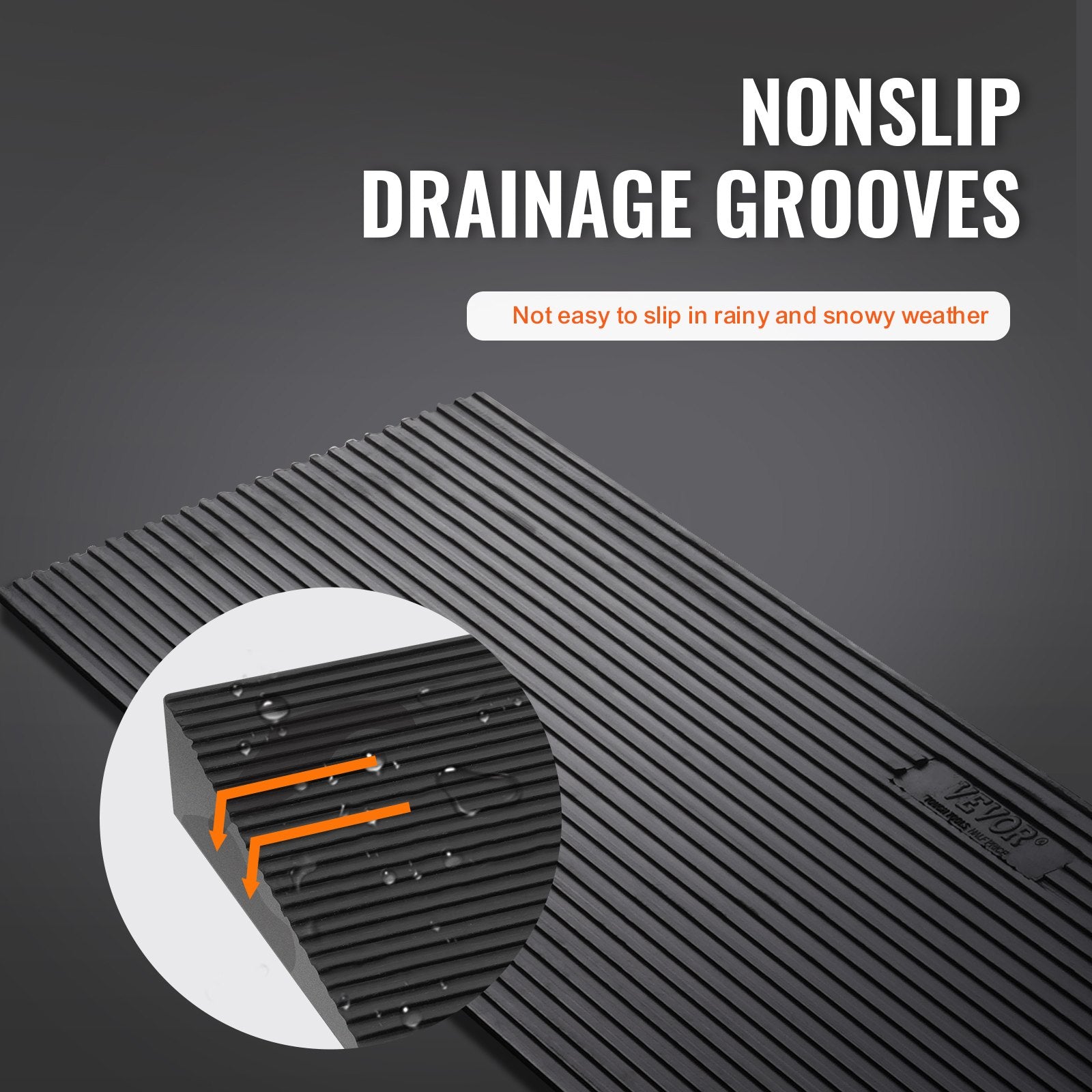 3 cm Rise Cuttable Threshold Ramp for Sweeping Robot, 90 cm Wide Natural Rubber Wheelchair Ramp, Non-Slip Solid Rubber Ramp with Double-Sided Tape for Doorways, Driveways, Bathroom, Smooth Tile