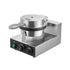 Electric Ice Cream Cone Maker, Commercial 1230W Waffle Cone Machine, Non-Stick Stainless Steel Egg Roll Mold, with Temperature and Time Control, Handle, for Restaurant Bakery Snack Bar Family