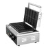 Commercial Waffle Maker, 10PCS Rectangle Waffle Baker Machine, 1550W Non-Stick Stainless Steel Belgian Waffle Iron with Temp and Time Control, Handle, for Restaurant Bakery Snack Bar Family