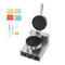 Commercial Waffle Maker 1230W Round Belgian Waffle Iron Non-Stick Stainless