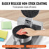 Commercial Waffle Maker 1230W Round Belgian Waffle Iron Non-Stick Stainless