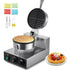 Commercial Waffle Maker 1230W Round Belgian Waffle Iron Non-Stick Stainless
