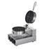 Commercial Waffle Maker 1230W Round Belgian Waffle Iron Non-Stick Stainless