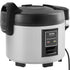 Commercial Rice Cooker, 45-Cup Rice Cooker, 9 Liter Large Rice Cooker and Warmer with Nonstick Inner Pot, Fast Cooking and 12-Hour Keep Warm, with Rice Cup and Paddle, for Restaurant