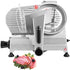 Commercial Meat Slicer, 200W Electric Deli Food Slicer, 350-400RPM Meat Slicer with 8" Carbon Steel Blade, 0 - 0.47 inch Adjustable Thickness Electric Meat Slicer for Home and Commercial Use