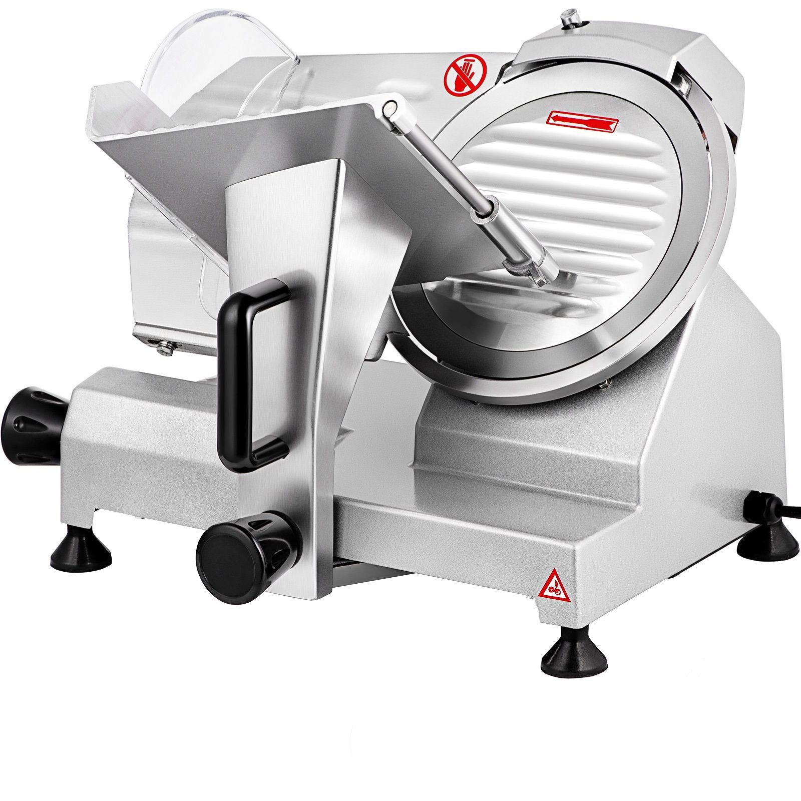 Commercial Meat Slicer, 200W Electric Deli Food Slicer, 350-400RPM Meat Slicer with 8