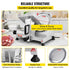Commercial Meat Slicer, 200W Electric Deli Food Slicer, 350-400RPM Meat Slicer with 8" Carbon Steel Blade, 0 - 0.47 inch Adjustable Thickness Electric Meat Slicer for Home and Commercial Use