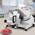Commercial Meat Slicer, 200W Electric Deli Food Slicer, 350-400RPM Meat Slicer with 8" Carbon Steel Blade, 0 - 0.47 inch Adjustable Thickness Electric Meat Slicer for Home and Commercial Use