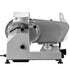 Commercial Meat Slicer, 240W Electric Deli Food Slicer with 250mm Carbon Steel Blade, Built-In Sharpener & 0-12mm Adjustable Thickness for Frozen Meat, Ham, Baguett, Steak