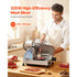 Commercial Meat Slicer, 320W Electric Deli Food Slicer with 300mm Carbon Steel Blade, Built-In Sharpener & 0-15mm Adjustable Thickness for Frozen Meat, Ham, Baguett, Steak