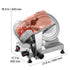 Commercial Meat Slicer, 320W Electric Deli Food Slicer with 300mm Carbon Steel Blade, Built-In Sharpener & 0-15mm Adjustable Thickness for Frozen Meat, Ham, Baguett, Steak