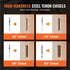 Drill Press Mortising Attachment Kit 4 Chisels Square Hole Woodworking