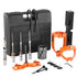 Drill Press Mortising Attachment Kit 4 Chisels Square Hole Woodworking