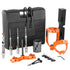 Drill Press Mortising Attachment Kit 4 Chisels Square Hole Woodworking