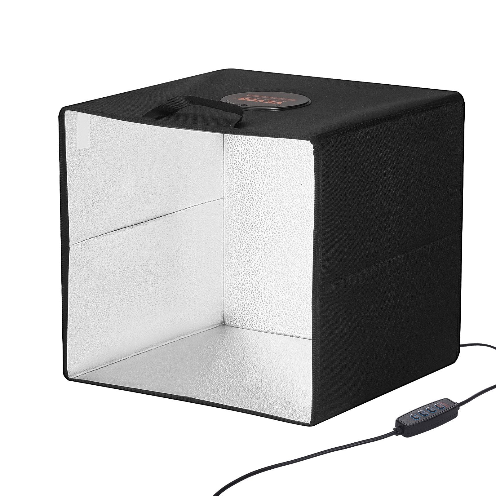 Photo Studio Light Box 3000-5600K 6 Double-Sided Color Backdrops, 31.5 x 31 x 31 cm