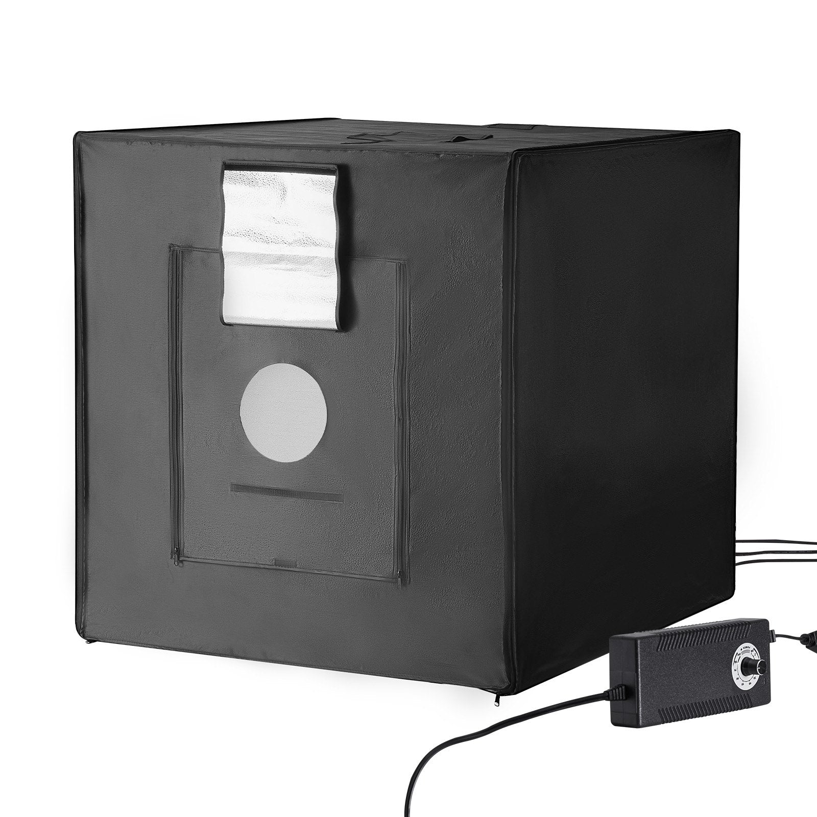 Photo Studio Light Box 5600K with 210 LED Lights Power Adapter, 81.5 x 81.5 x 81.5 cm