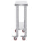 Stainless Steel Work Table with Wheels 24 x 12 x 32 Inch Prep Table with 4 Casters Heavy Duty Work Table for Commercial Kitchen Restaurant Business