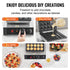 25 Hole Mini Dutch Pancake Maker 1700W Commercial Poffertjes Grill