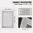 6pcs 10x14" Aluminum Screen Printing Frames 110 Mesh DIY T-Shirt Kit