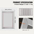 Screen Printing Kit, 6 Pieces Aluminum Silk Screen Printing Frames, 25.4 x 35.6 cm Silk Screen Printing Frame with 110 Count Mesh, High Tension Nylon Mesh and Sealing Tape for T-shirts DIY