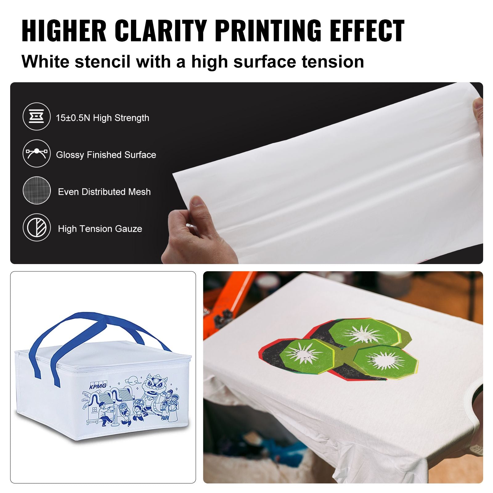 6pcs 10x14" Aluminum Screen Printing Frames 156 Mesh T-Shirt DIY Kit