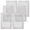 Screen Printing Kit, 6 Pieces Aluminum Silk Screen Printing Frames, 25.4 x 35.6 cm Silk Screen Printing Frame with 156 Count Mesh, High Tension Nylon Mesh and Sealing Tape for T-shirts DIY