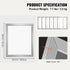 6 Pack 20x24in Screen Printing Frames 160 Mesh Aluminum Silk Screens Kit