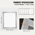 Screen Printing Kit, 6 Pieces Aluminum Silk Screen Printing Frames, 20x24inch Silk Screen Printing Frame with 160 Count Mesh, High Tension Nylon Mesh and Sealing Tape for T-shirts DIY Printing