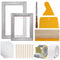 Screen Printing Kit 110 Mesh Aluminum Frames Squeegee DIY T-Shirt Set
