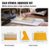 Screen Printing Kit 110 Mesh Aluminum Frames Squeegee DIY T-Shirt Set