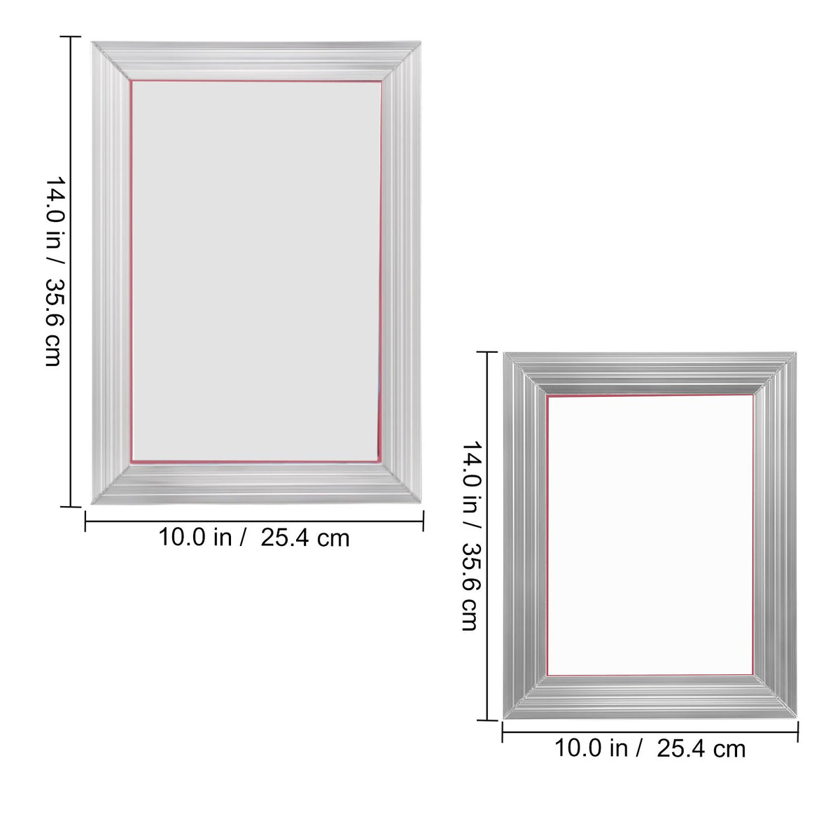 Screen Printing Kit 110 Mesh Aluminum Frames Squeegee DIY T-Shirt Set