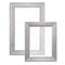 Screen Printing Kit, 2 Pieces Aluminum Silk Screen Printing Frames20.3 x 25.4/25.4 x 35.6cm 110 Count Mesh, 2 Tapes and Screen Printing Squeegees and Transparency Films for T-shirts DIY