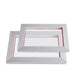 Screen Printing Kit, 2 Pieces Aluminum Silk Screen Printing Frames20.3 x 25.4/25.4 x 35.6cm 110 Count Mesh, 2 Tapes and Screen Printing Squeegees and Transparency Films for T-shirts DIY