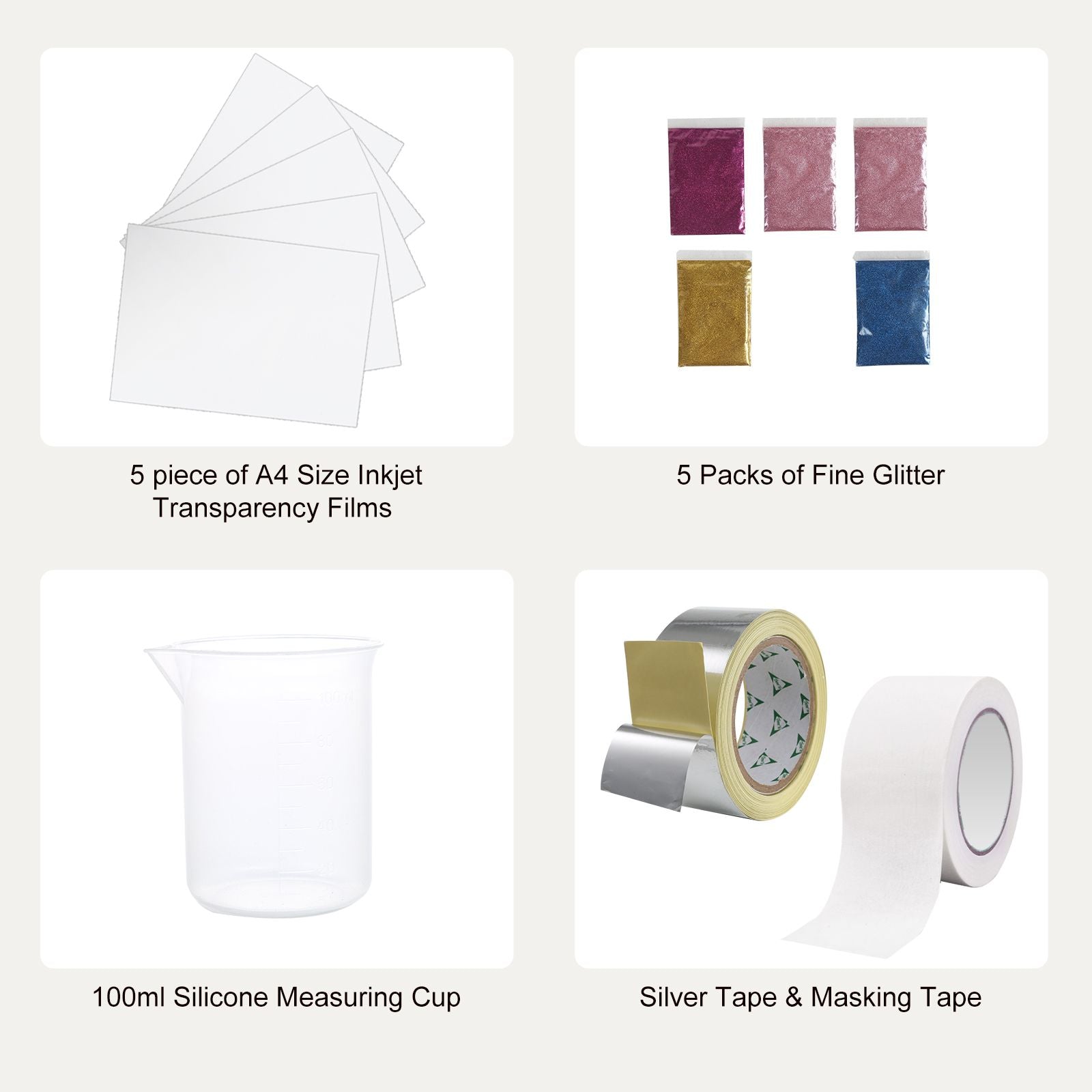 3pcs Screen Printing Kit 110 Mesh Aluminum Frames Squeegee DIY T-Shirt
