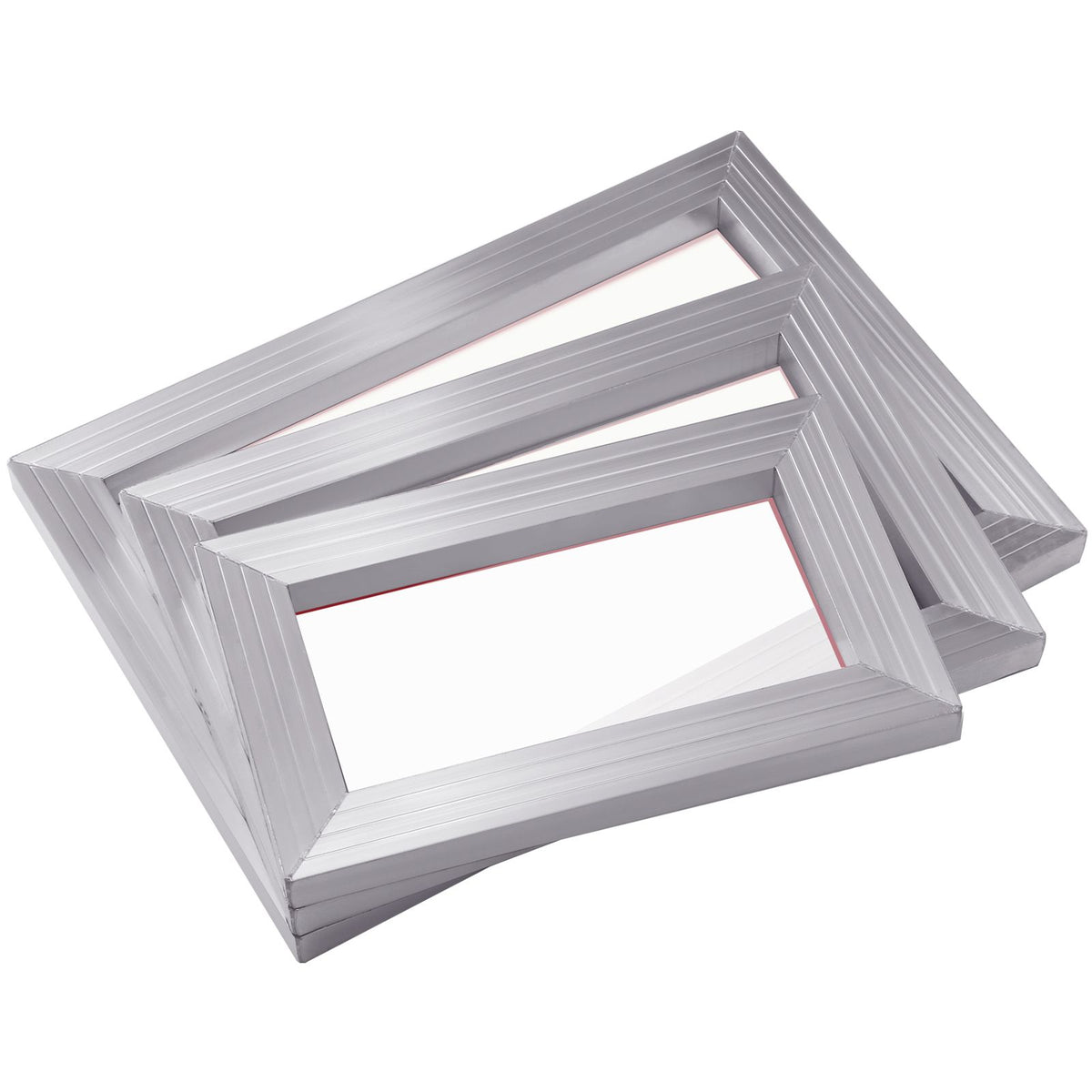 3pcs Screen Printing Kit 110 Mesh Aluminum Frames Squeegee DIY T-Shirt