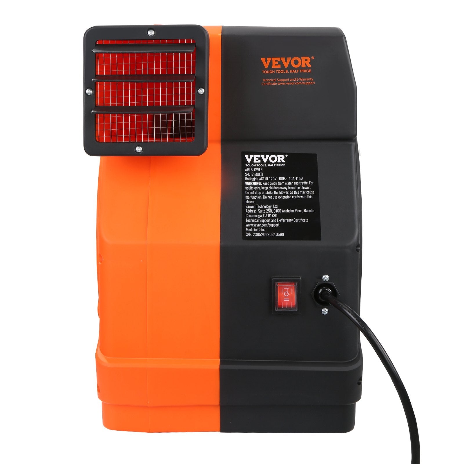 Inflatable Blower, 1100W, 1.5 & 1.7 HP Bounce House Blower, Pump Commercial Air Blower for Inflatables, 3100 RPM Bouncy Castle Electric Fan for Bounce House, Waterslides, Tested to UL Standards