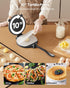 Tortilla Press, 250mm Cast Iron Tortilla and Roti Maker, Heavy Duty Tortilladora Press, Pataconera Makers with Handle and 100 Pcs Parchment Paper, Dough Taco Press for Flour Tortilla, Tawa