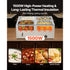 Commercial Food Warmer 1500W 4 Pan Electric Bain Marie Buffet Steam Table