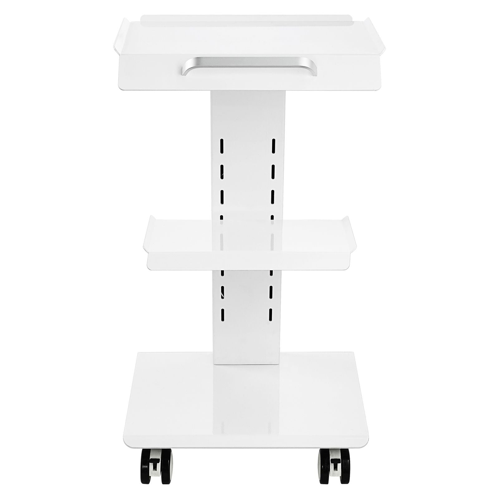 Trolley Cart Dental Lab Mobile Rolling Serving Cart 3 Layers with Socket