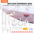 VEVOR Lab Glassware Distillation Kit 1000ml 3.3 Boro 29 pcs Glassware Equipment