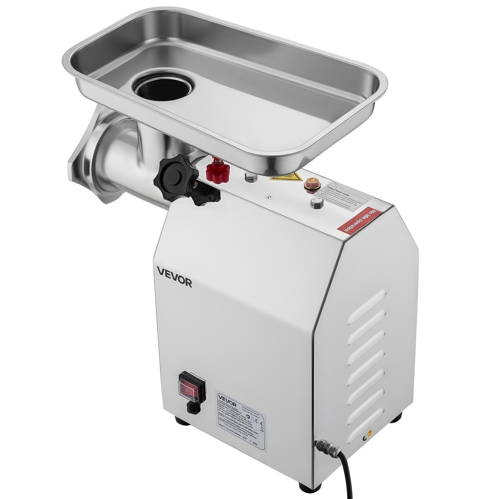 Commercial Electric Meat Grinder 9.2 Lbs/Min Sausage Stuffer Maker Kitchen