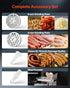 Commercial Electric Meat Grinder 5.5 Lbs/Min Sausage Stuffer Maker Kitchen