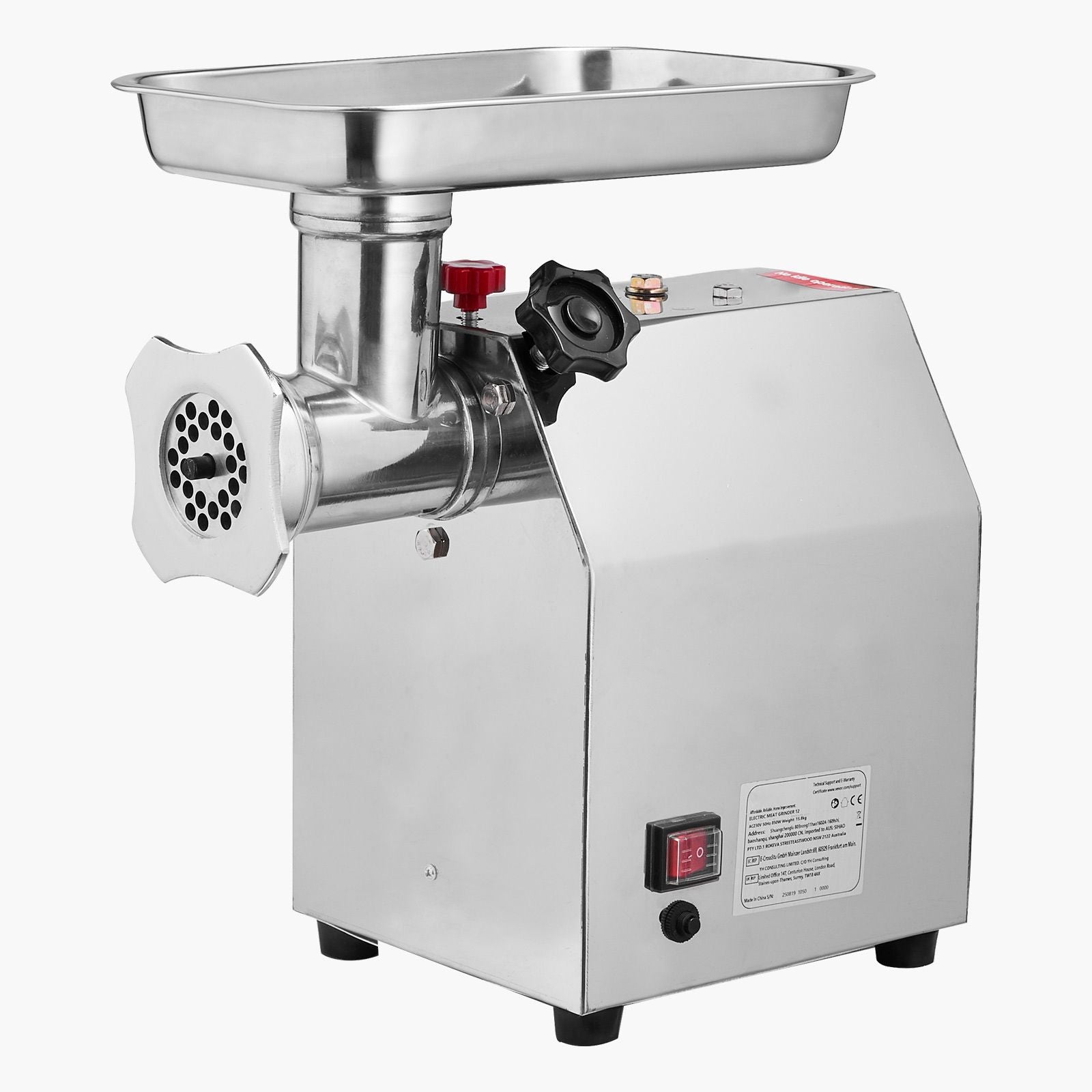 Commercial Electric Meat Grinder 5.5 Lbs/Min Sausage Stuffer Maker Kitchen