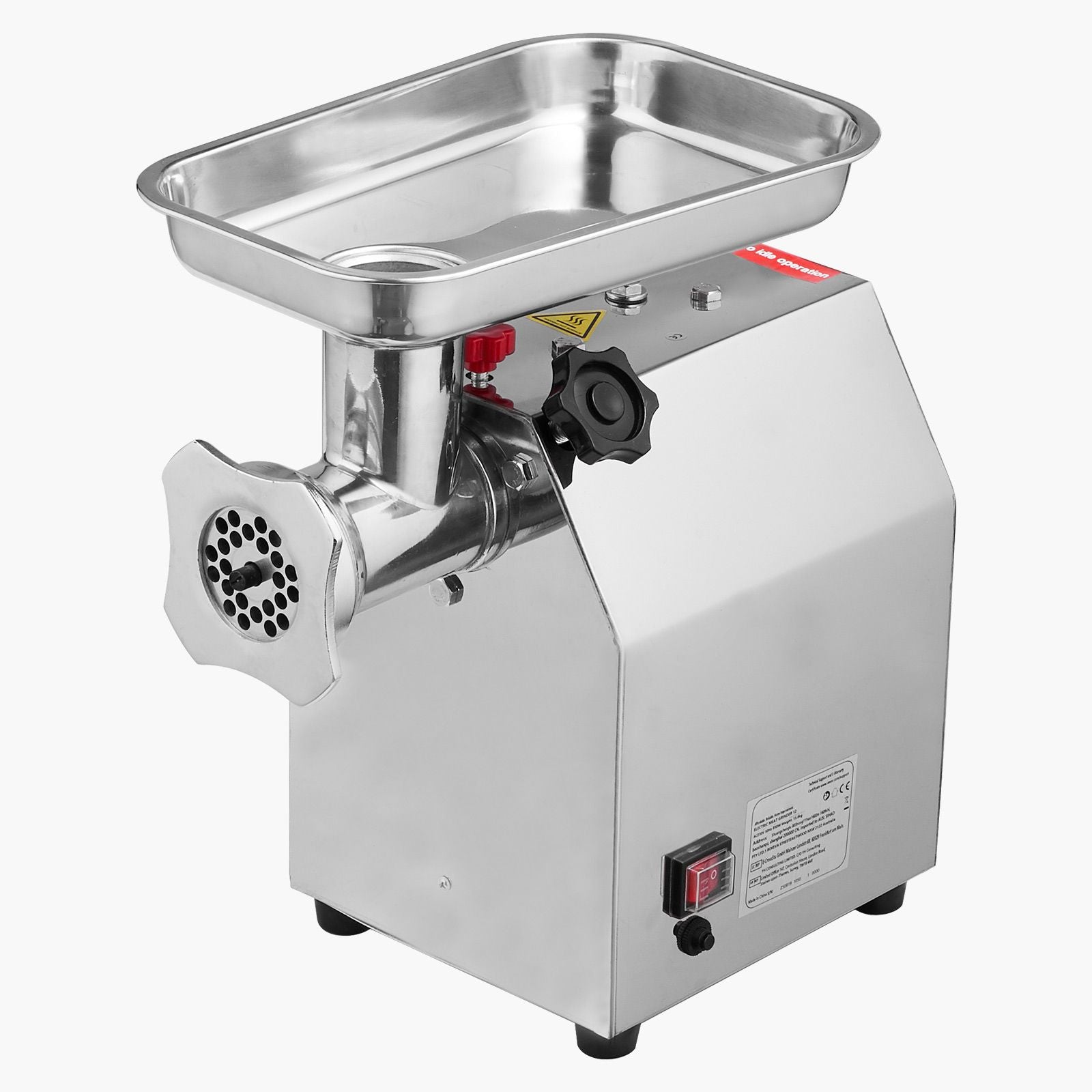 Commercial Electric Meat Grinder 5.5 Lbs/Min Sausage Stuffer Maker Kitchen