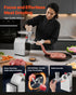 Commercial Electric Meat Grinder 4.5 Lbs/Min Sausage Stuffer Maker Kitchen