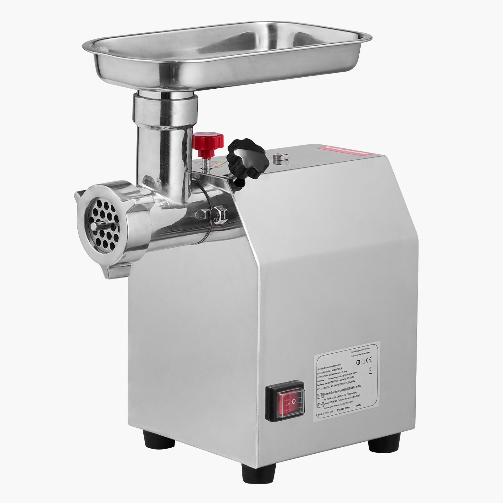Commercial Electric Meat Grinder 4.5 Lbs/Min Sausage Stuffer Maker Kitchen