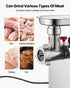 Commercial Electric Meat Grinder 4.5 Lbs/Min Sausage Stuffer Maker Kitchen